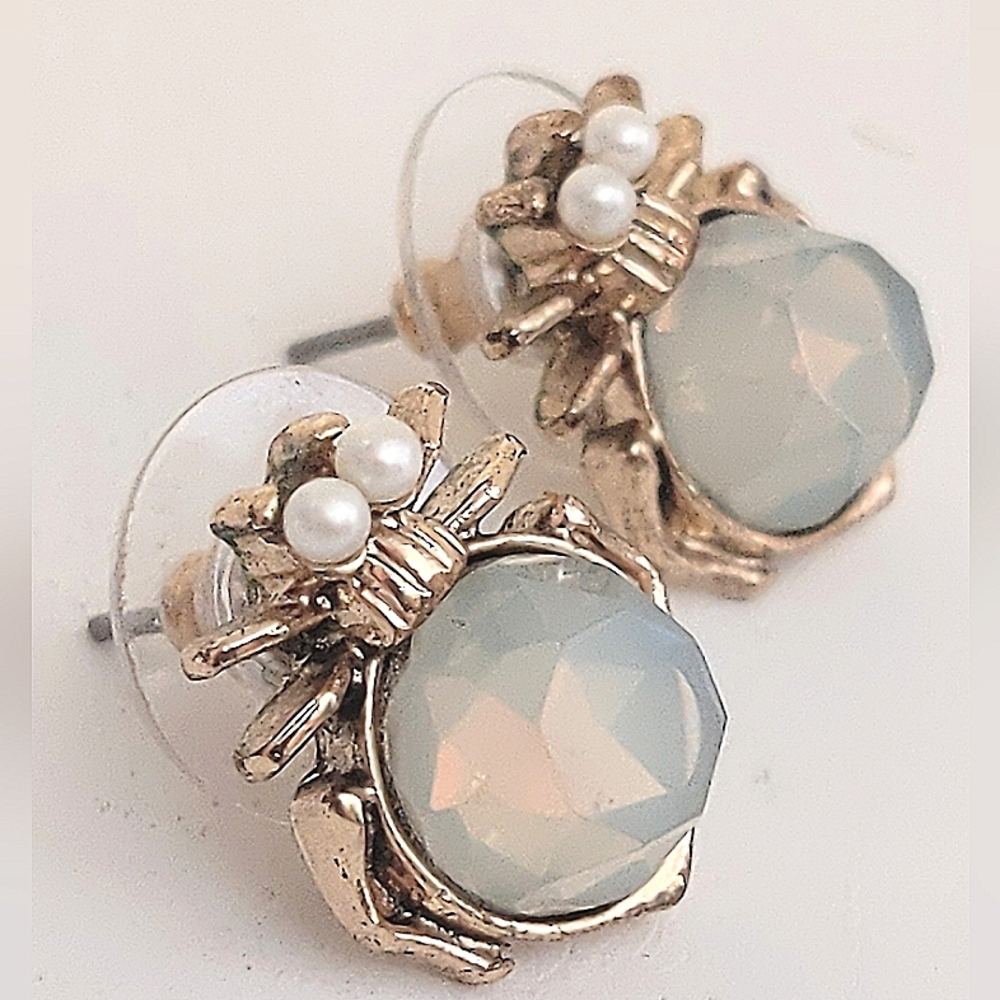 Betsey Johnson bug post earrings